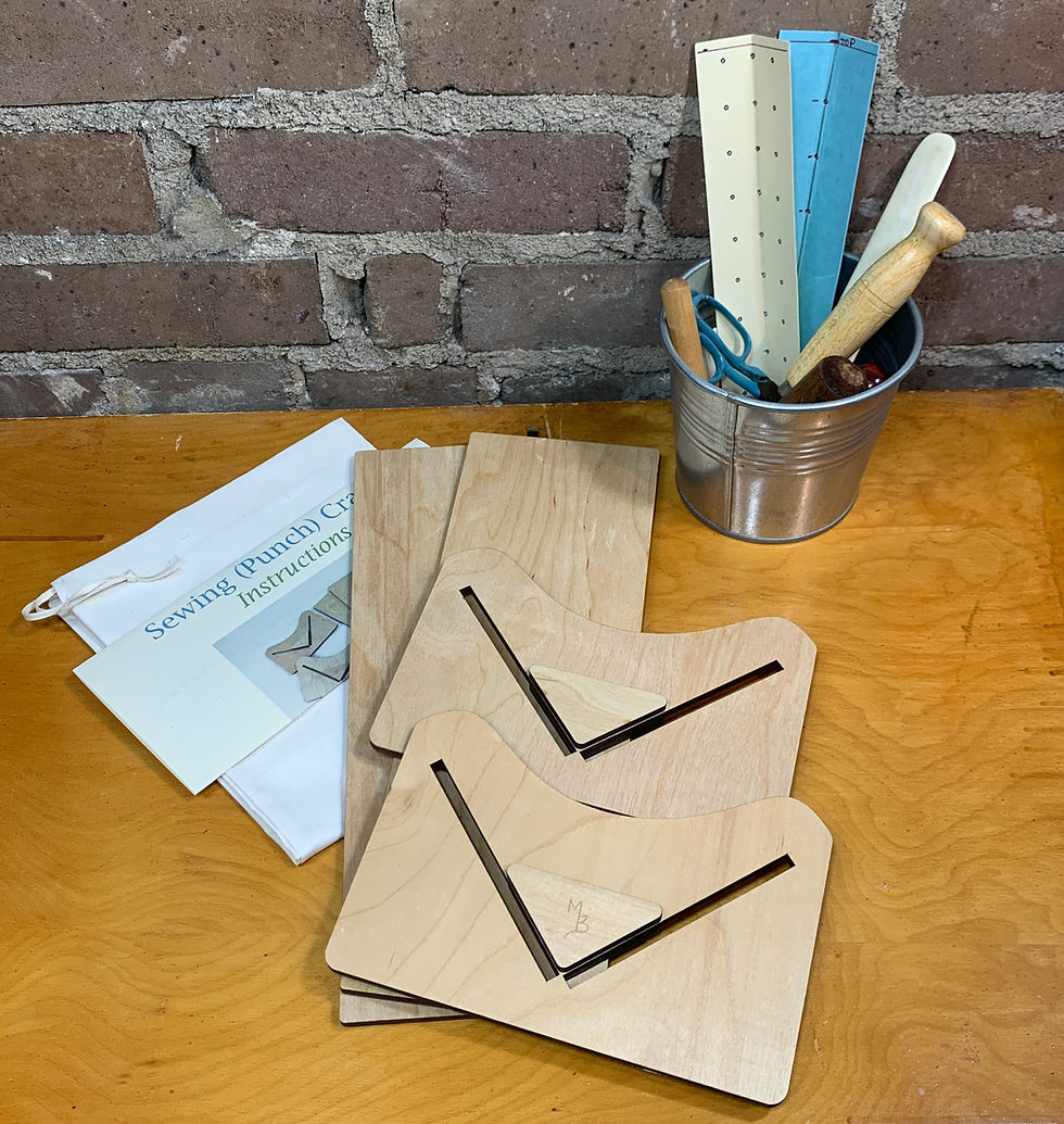 Thumbnail: Collapsible Bookbinding Sewing Cradle