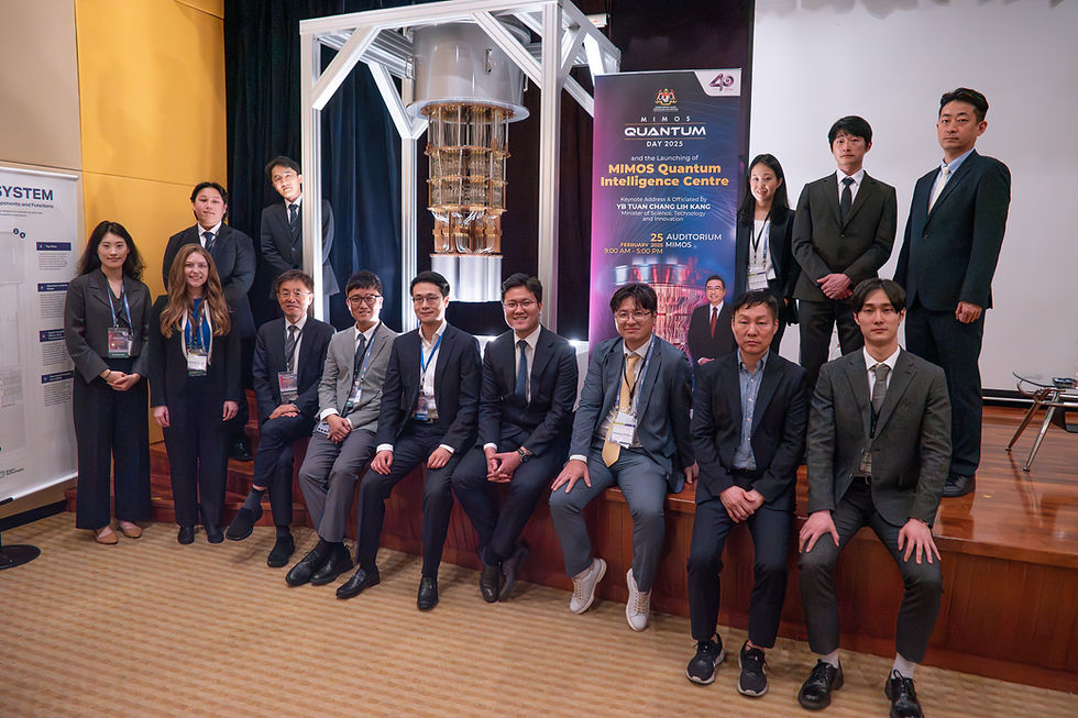 The SDT Inc. and Anyon Technologies members present in the MIMOS Quantum Day