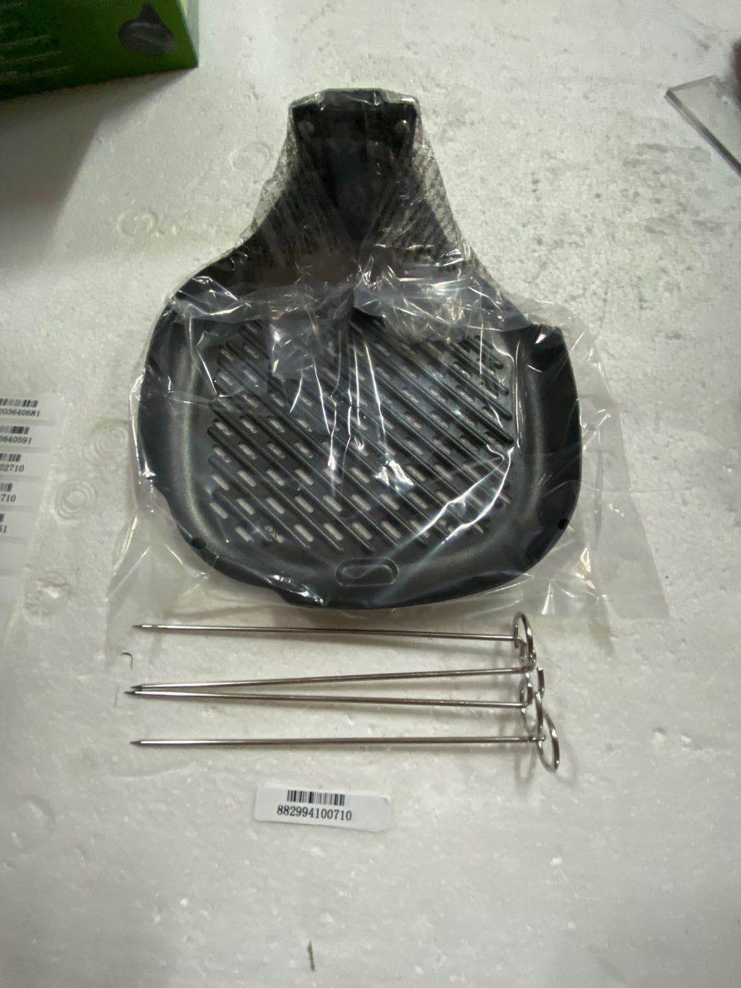 HD994100 Accessory kit 1x grill pan 4x skewers Airfryer 882994100710