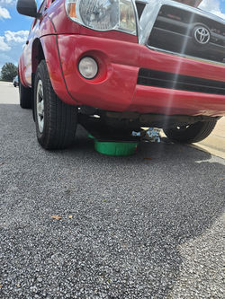 Mobile service call for oil change