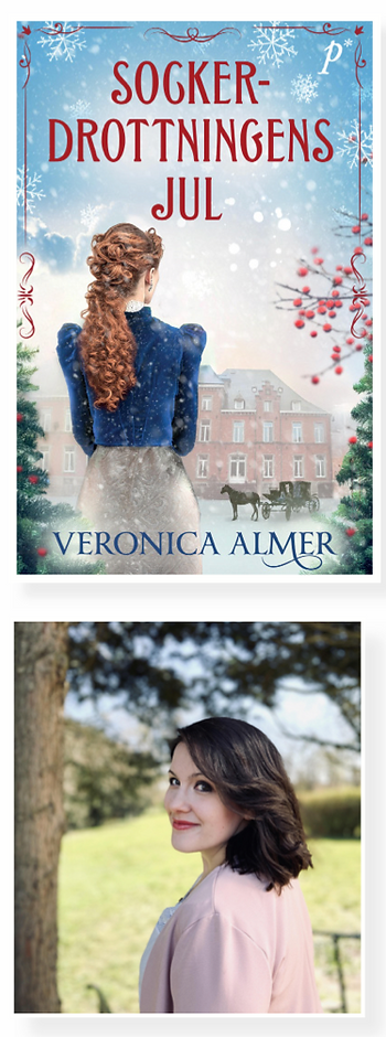 Bokomslag och författaren Veronica Almer
