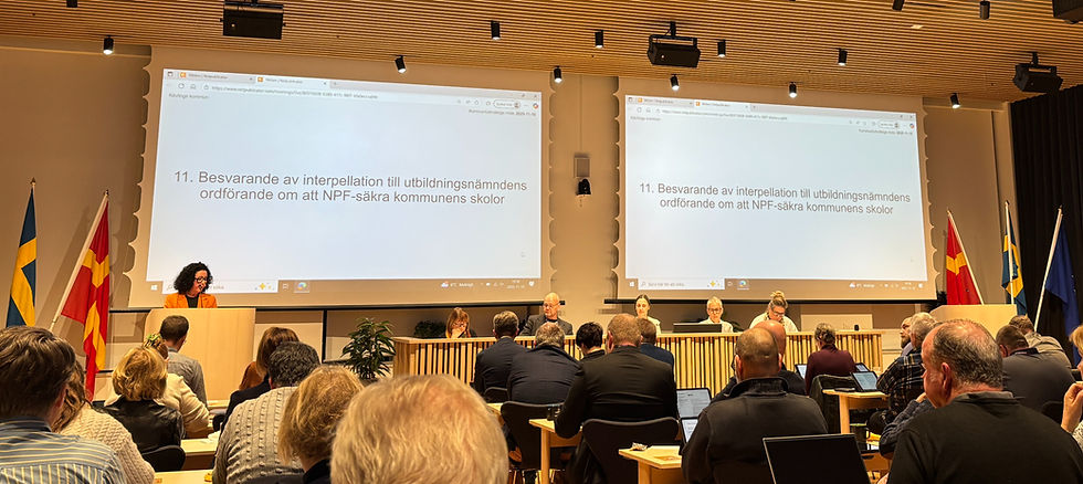 Kommunfullmäktige den 10:e november – där föräldraskapet lös igenom politiken