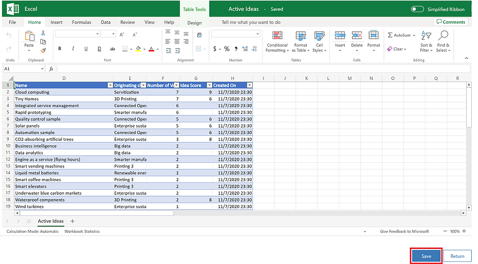 Microsoft Excel