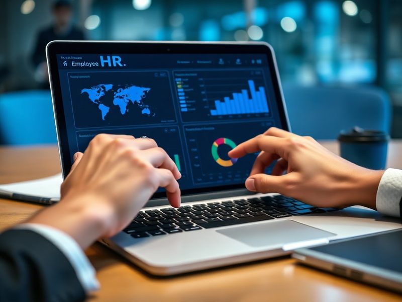 Perbandingan fitur software HR terbaik Indonesia 2026 - tim HR menggunakan platform digital