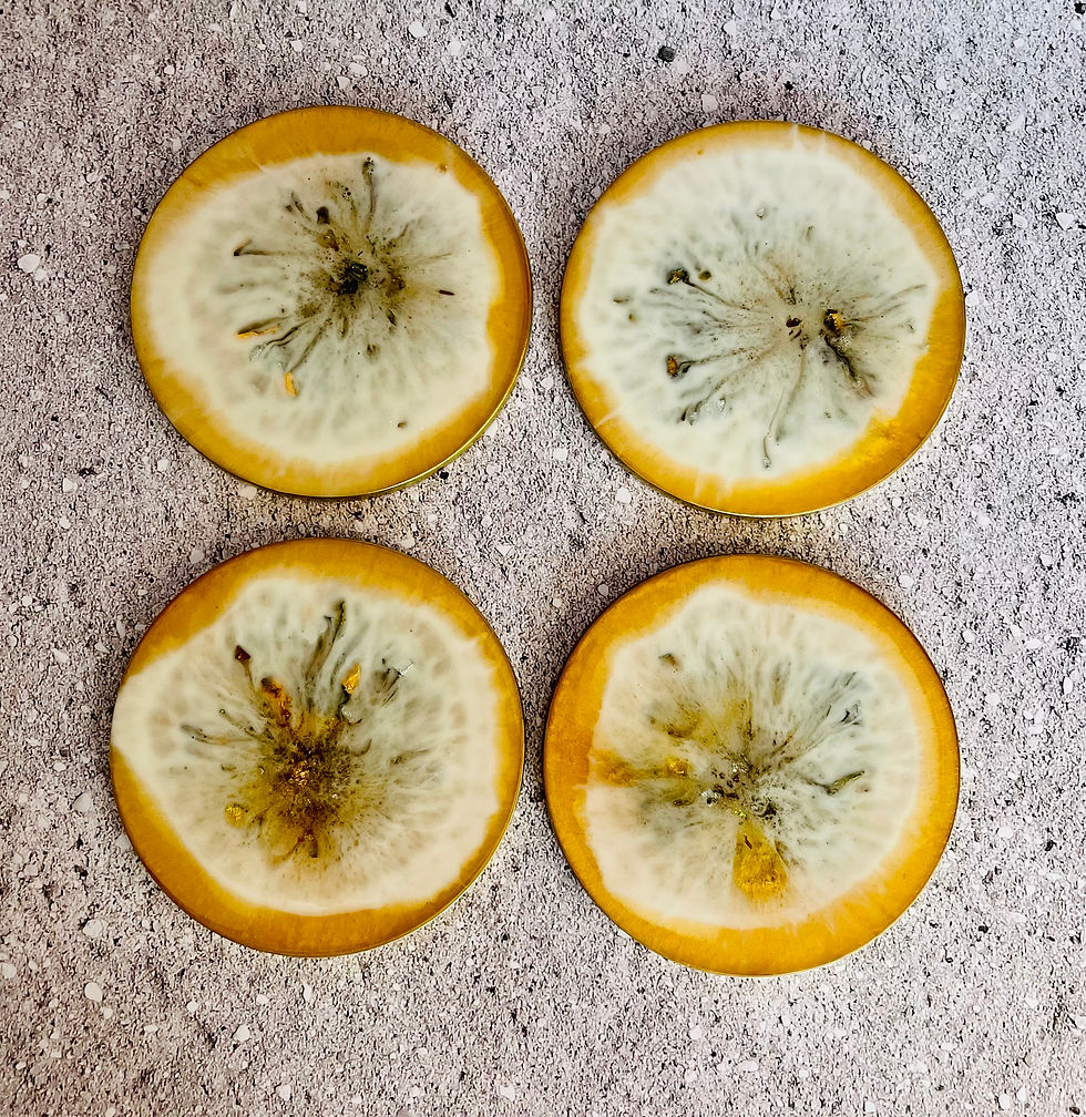 Thumbnail: 4 Resin Coasters