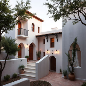 فناء على الطراز المتوسطي