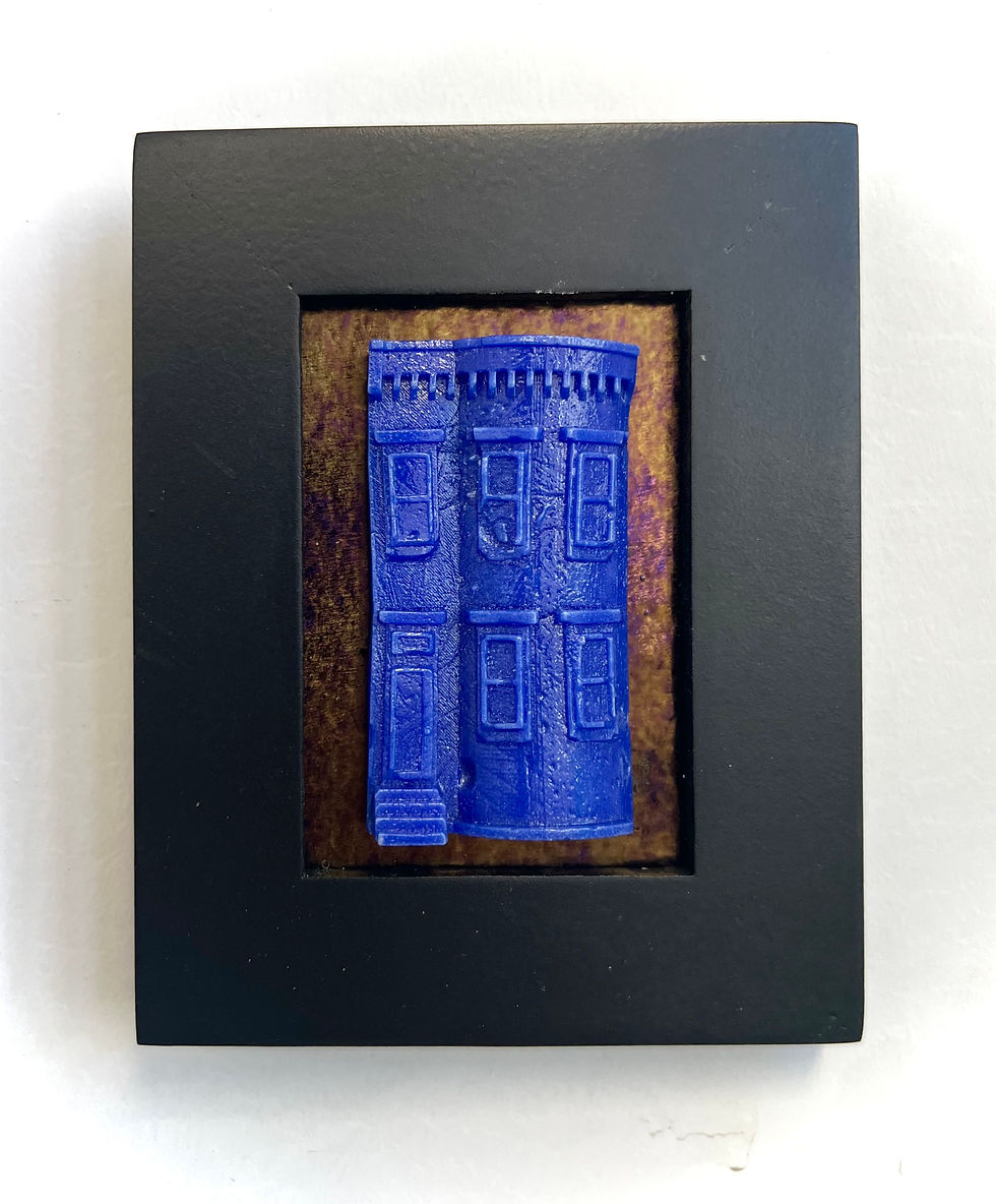 Thumbnail: Mini Houses W/ Black Frames
