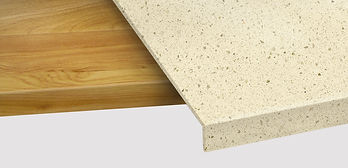 Granite over existing work tops transfor