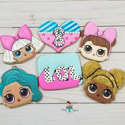 LOL Surprise Dolls cookies. ._._