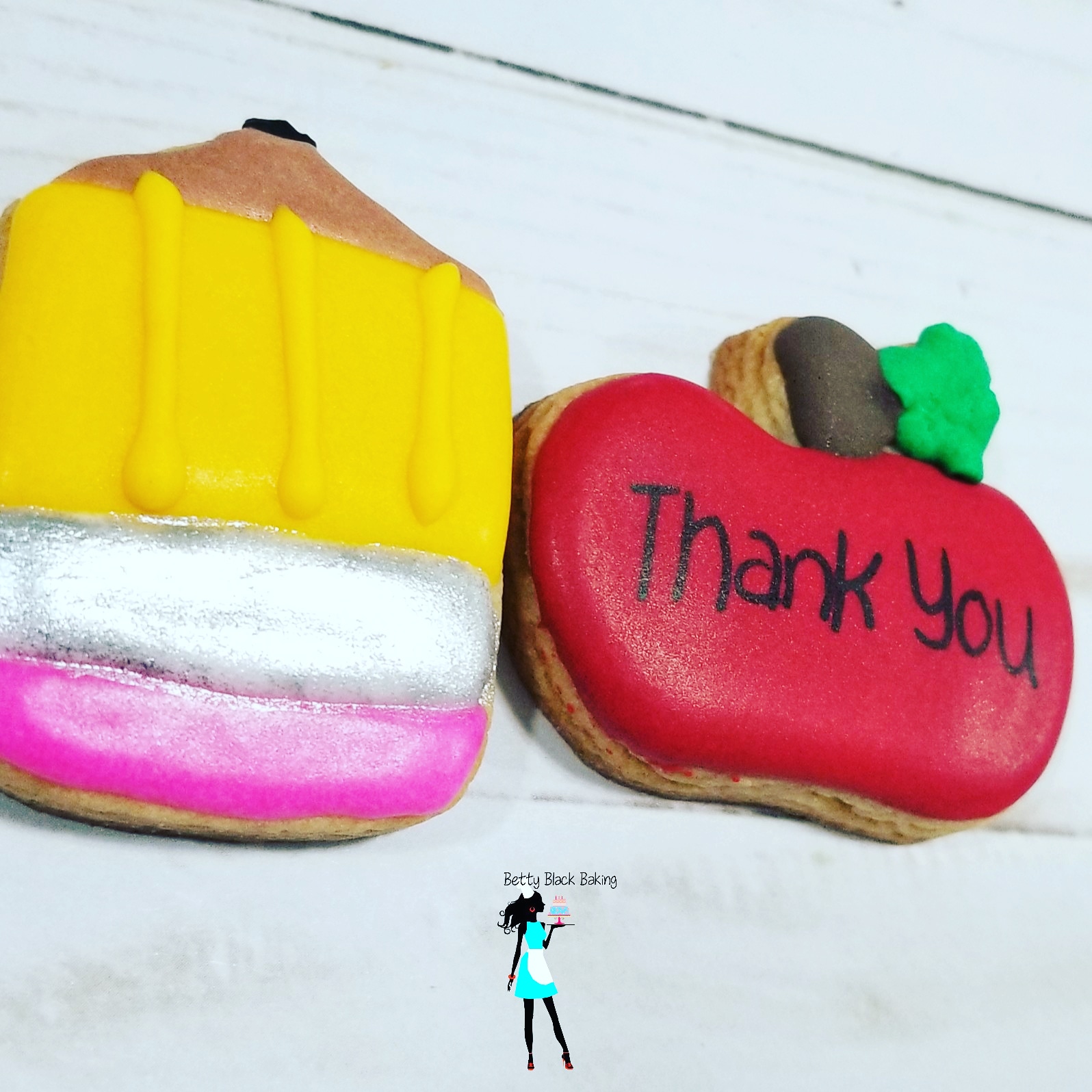 Mini teacher appreciation cookies