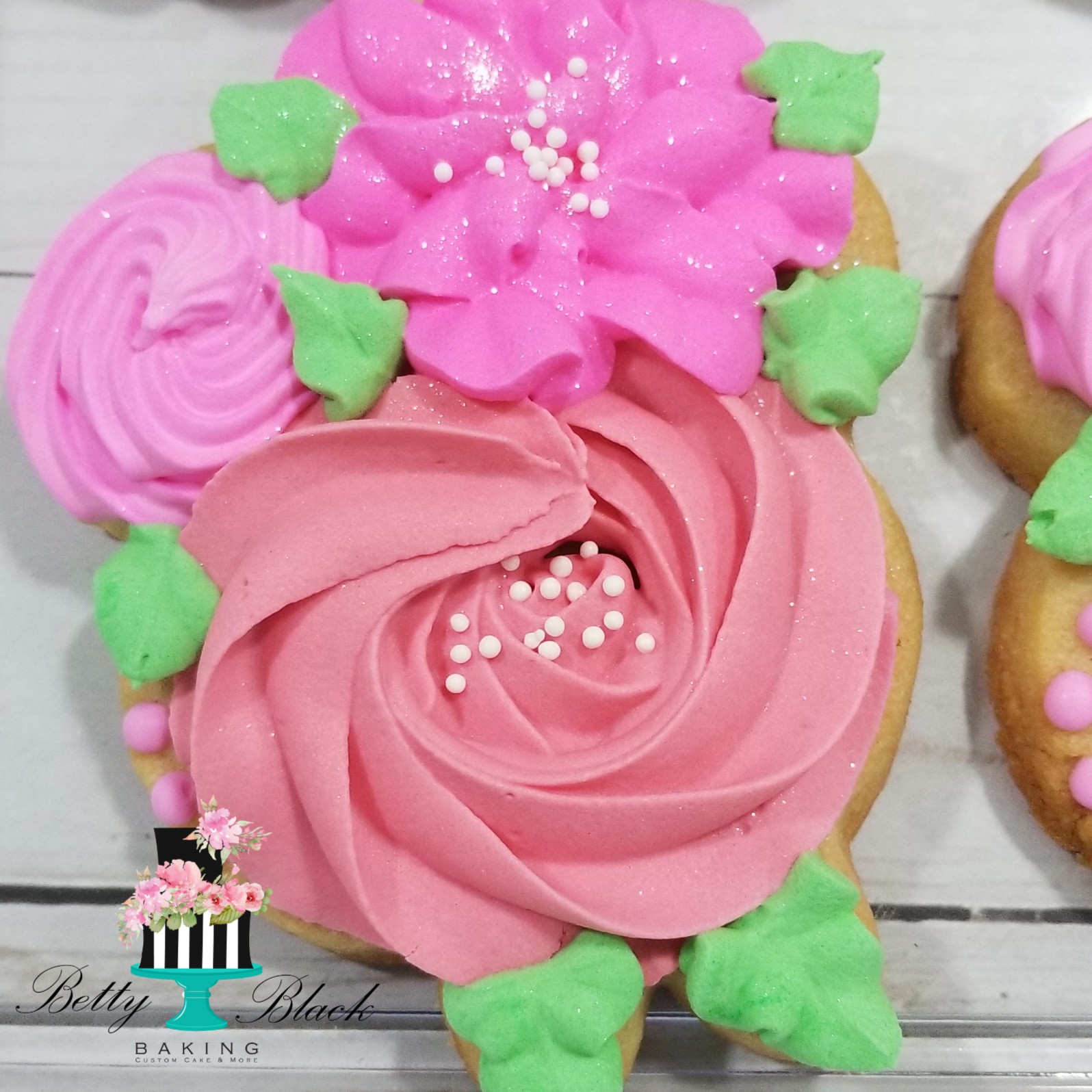Floral cookie