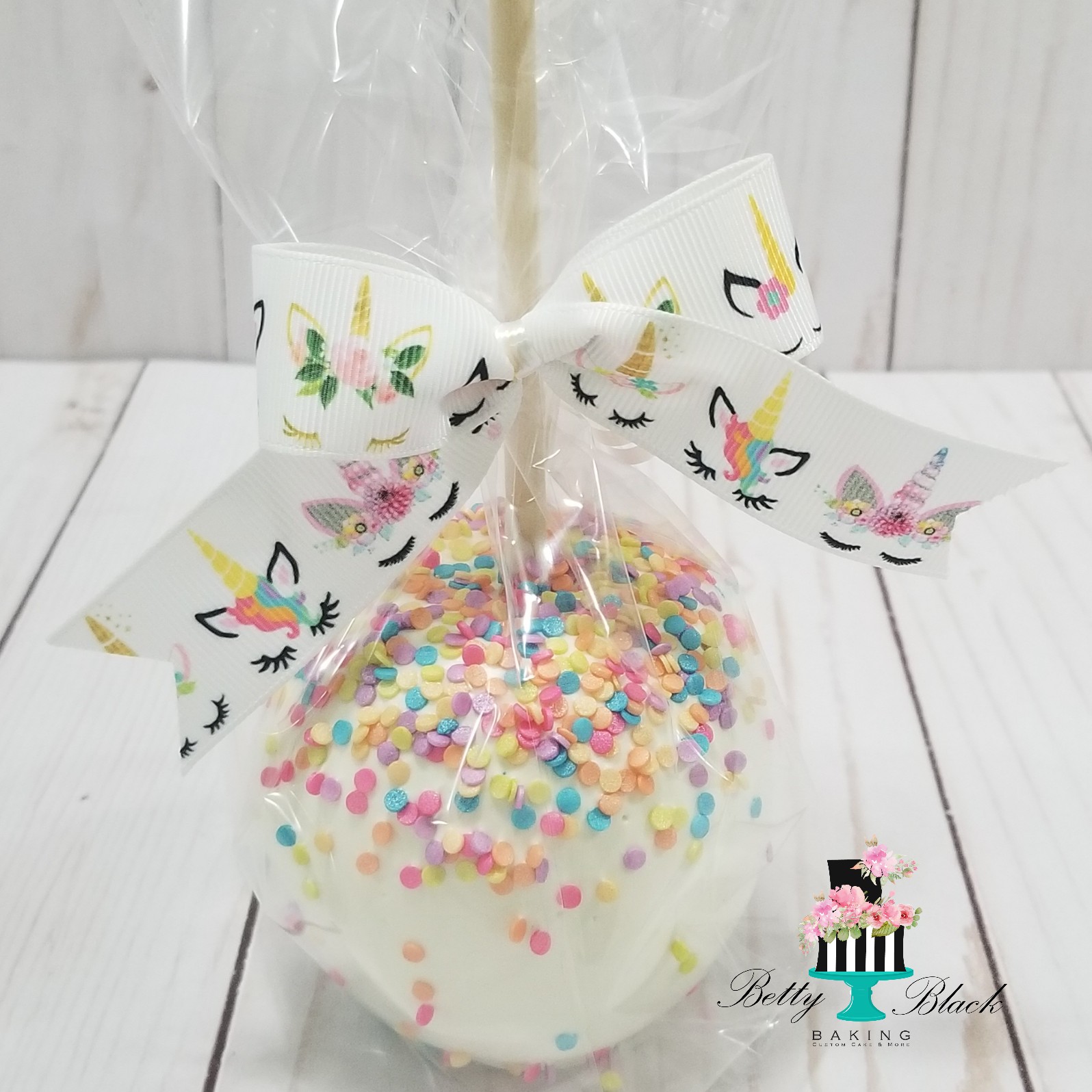 Chocolate dipped apple