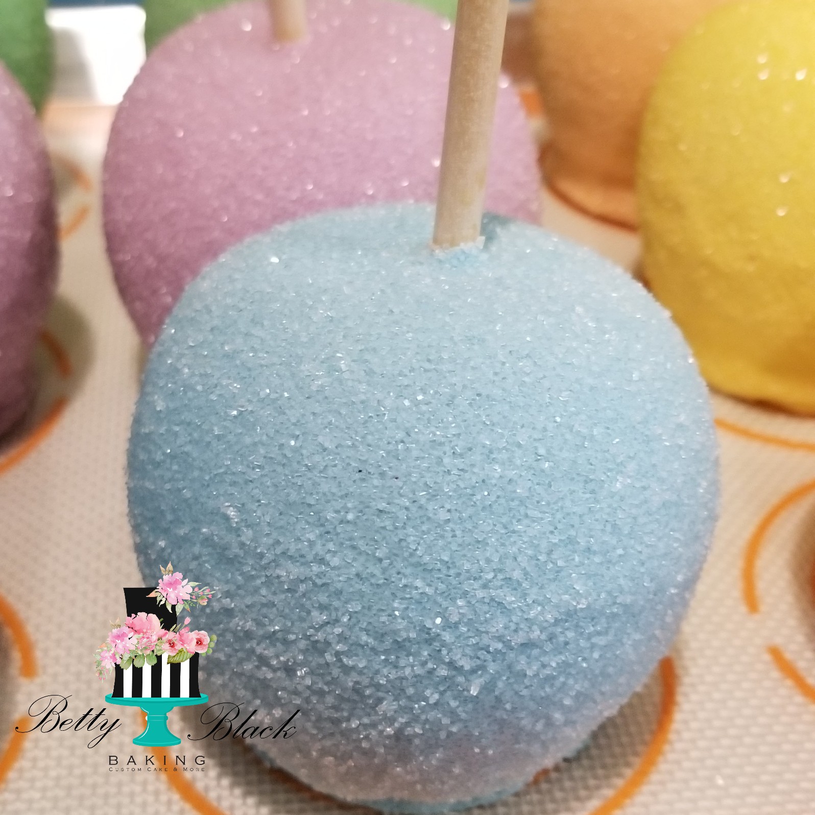 chocolate dipped apple
