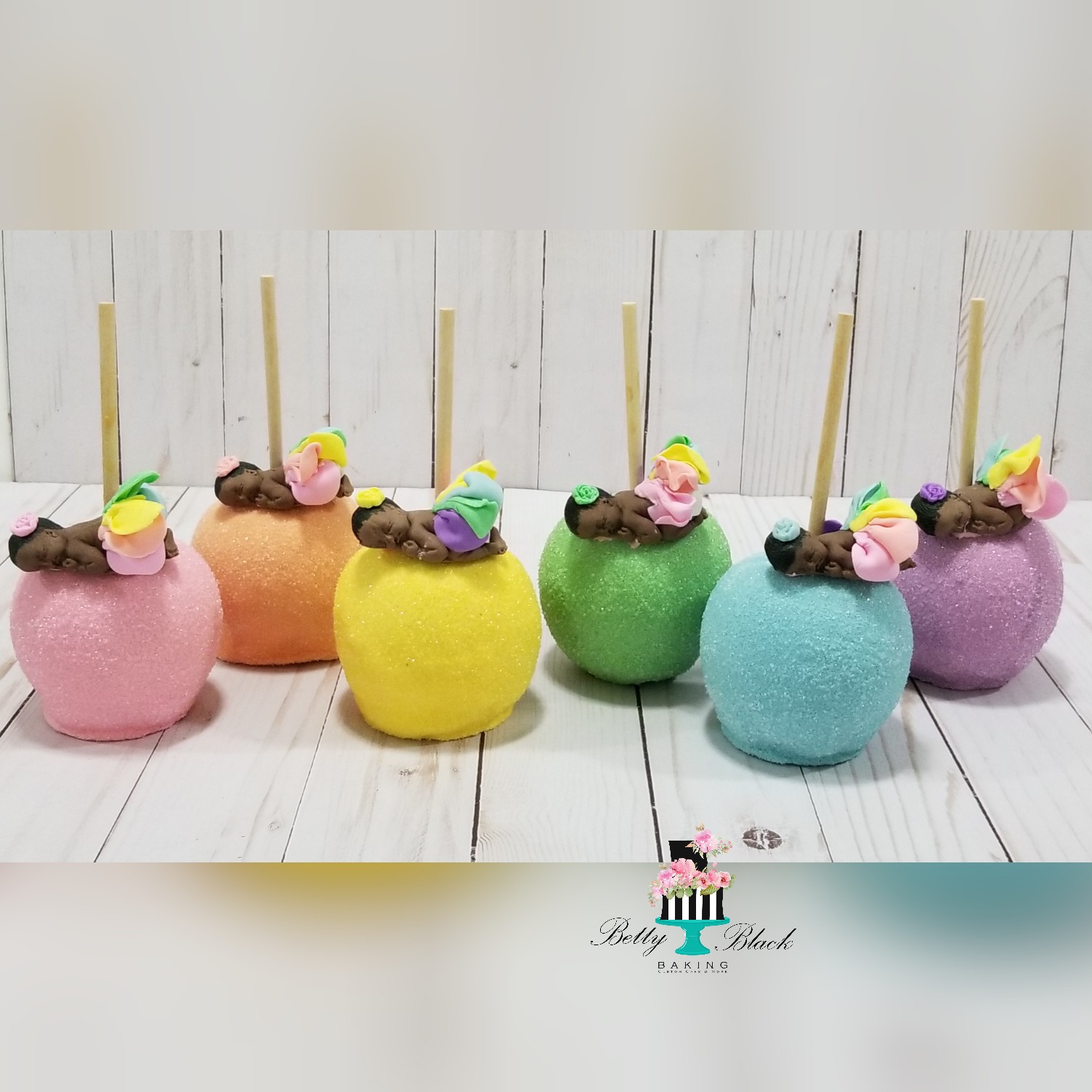 Baby chocolate apples