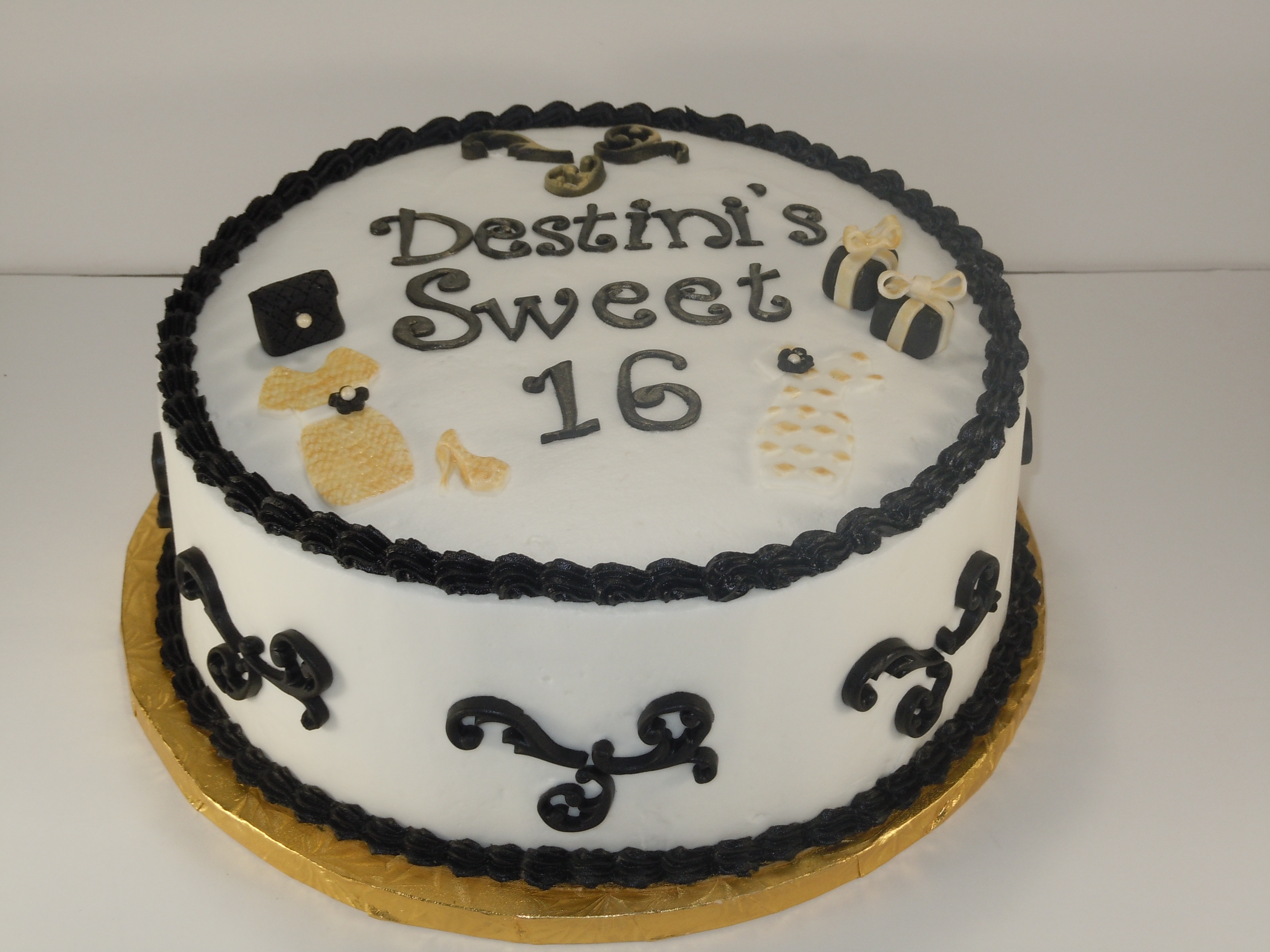 Sweet 16 Birthday cake
