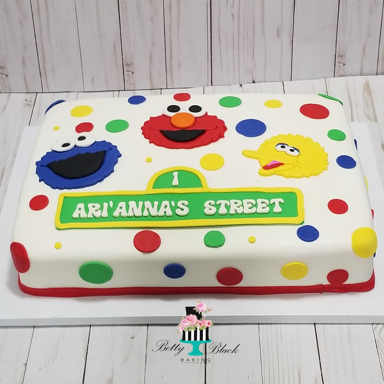 Sesame Street Sheet Cake