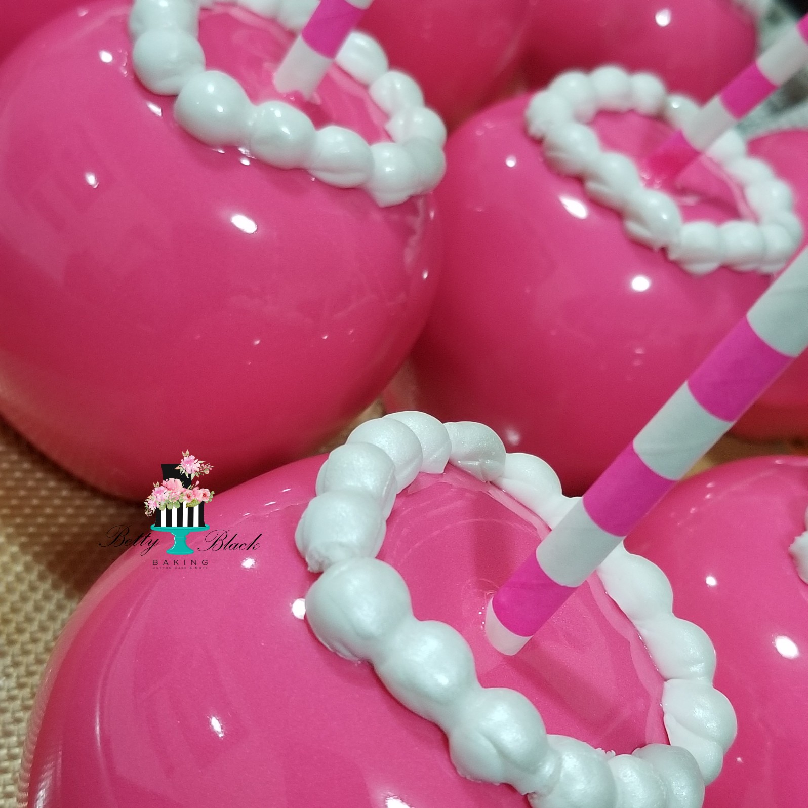 Pearls candy apples