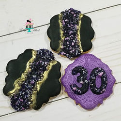 Crystals and lace for this 30th birthday