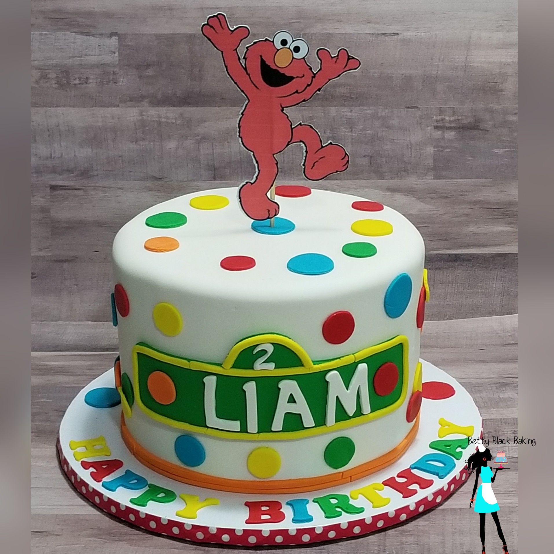 Elmo Birthday cake