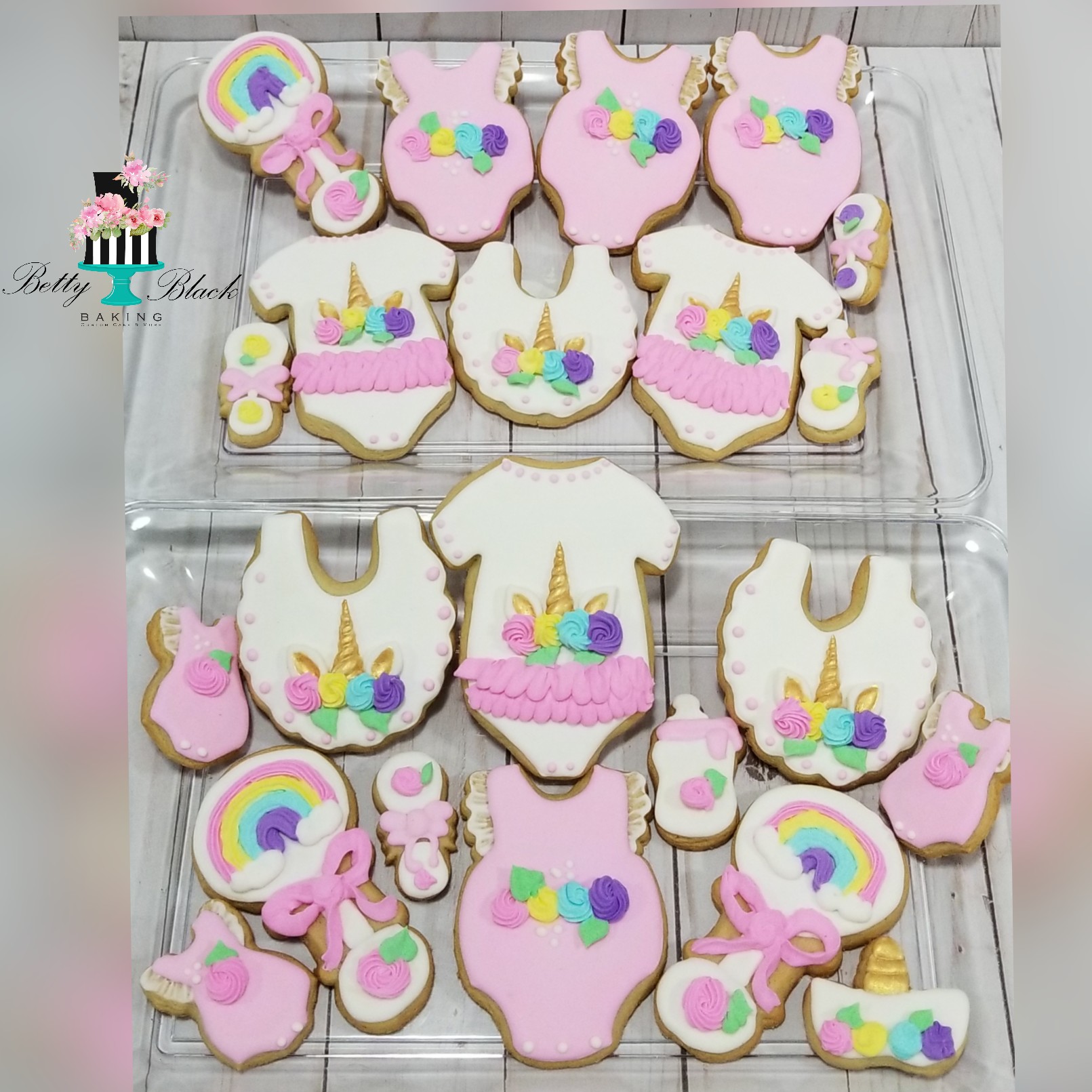 Unicorn Baby Cookies