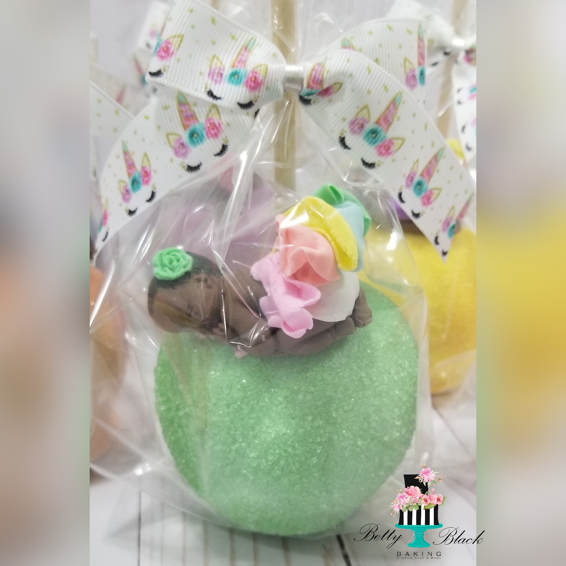 chocolate dipped apple