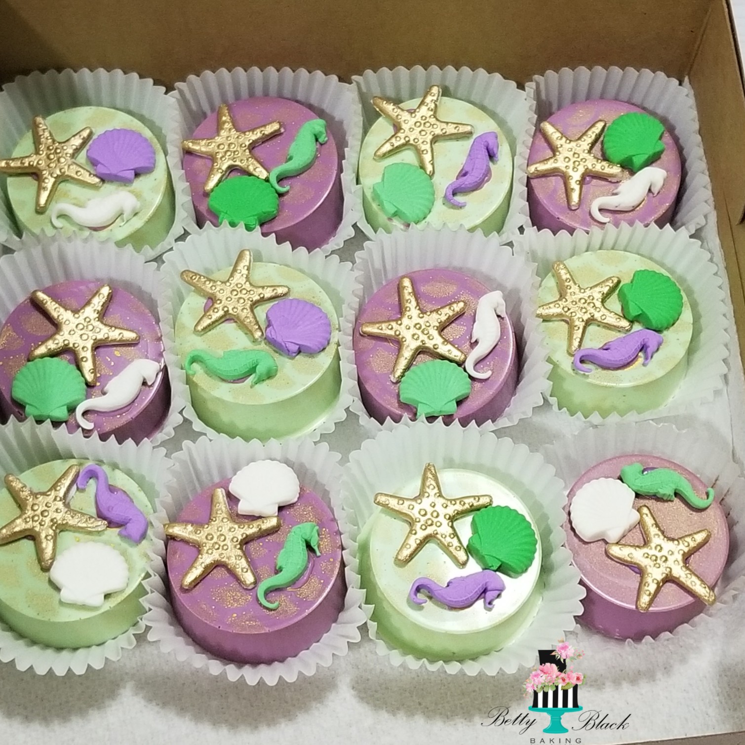 Mermaid theme Oreos