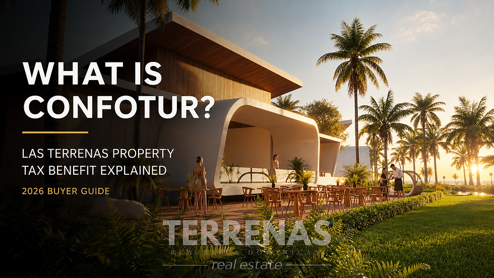 CONFOTUR real estate development in Las Terrenas Dominican Republic