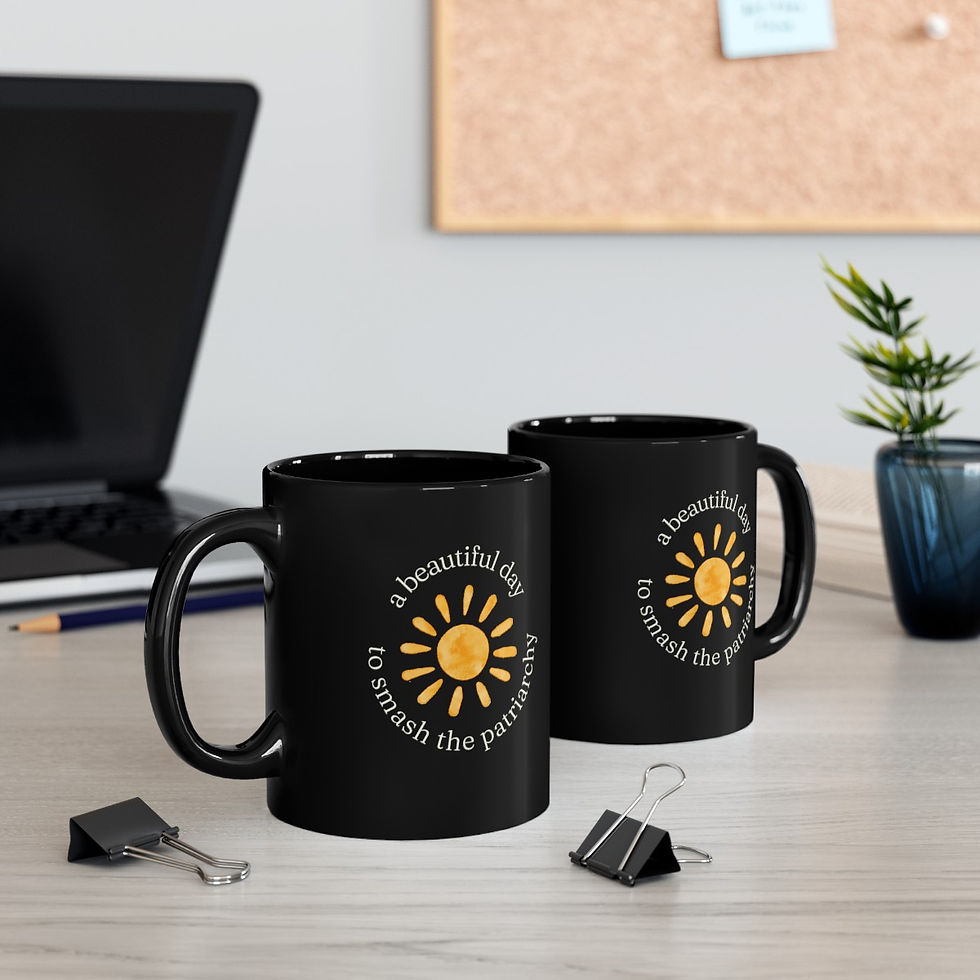 Thumbnail: Smash the Patriarchy 11oz Black Mug