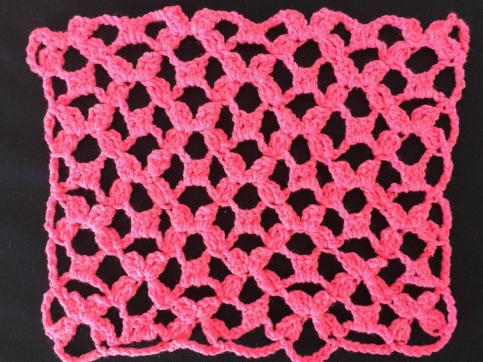 Irish crochet fills flower 1