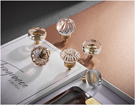 Furniture Handle & Knob crystal knob on the living spaces