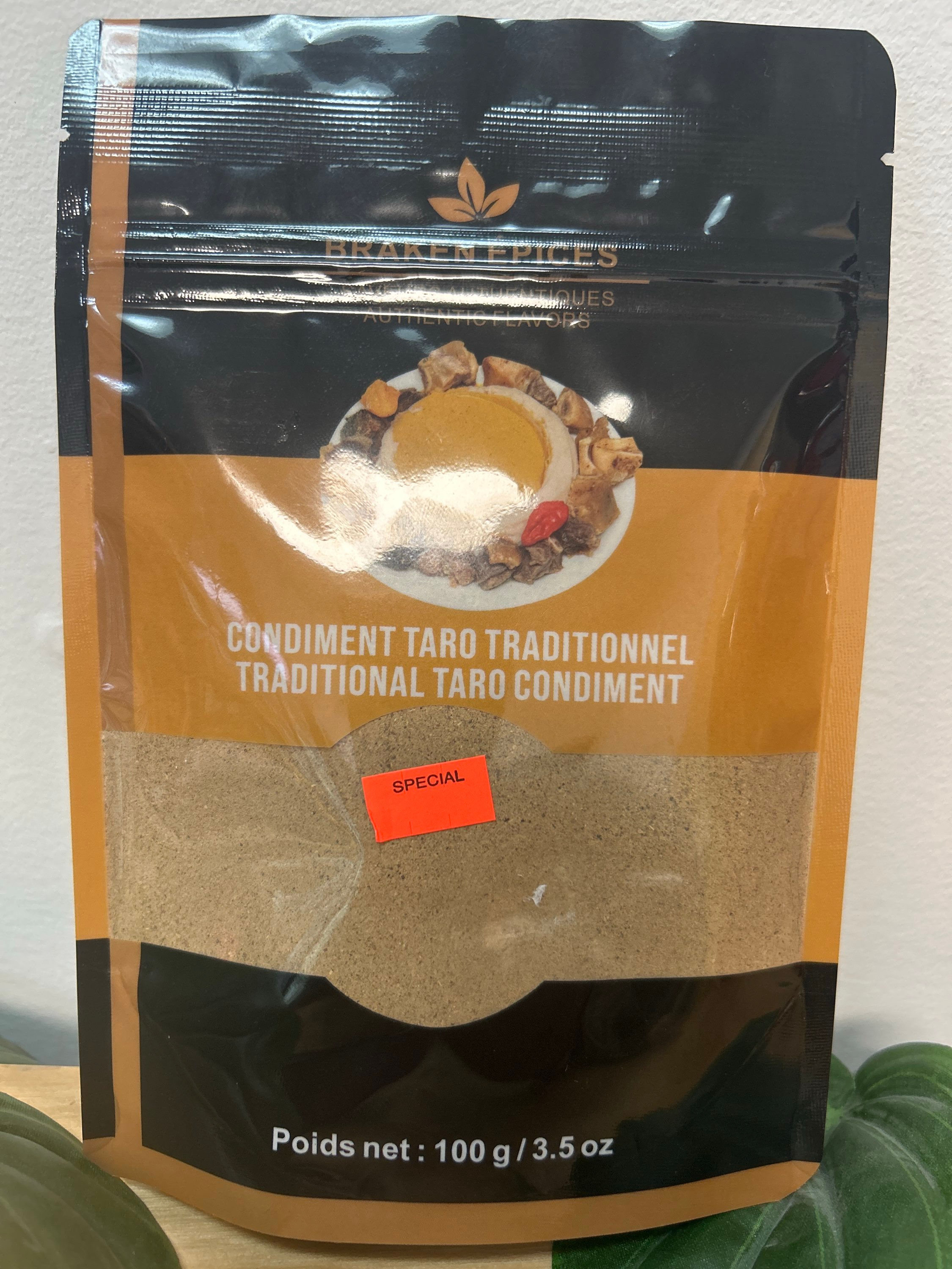 Braken condiments taro