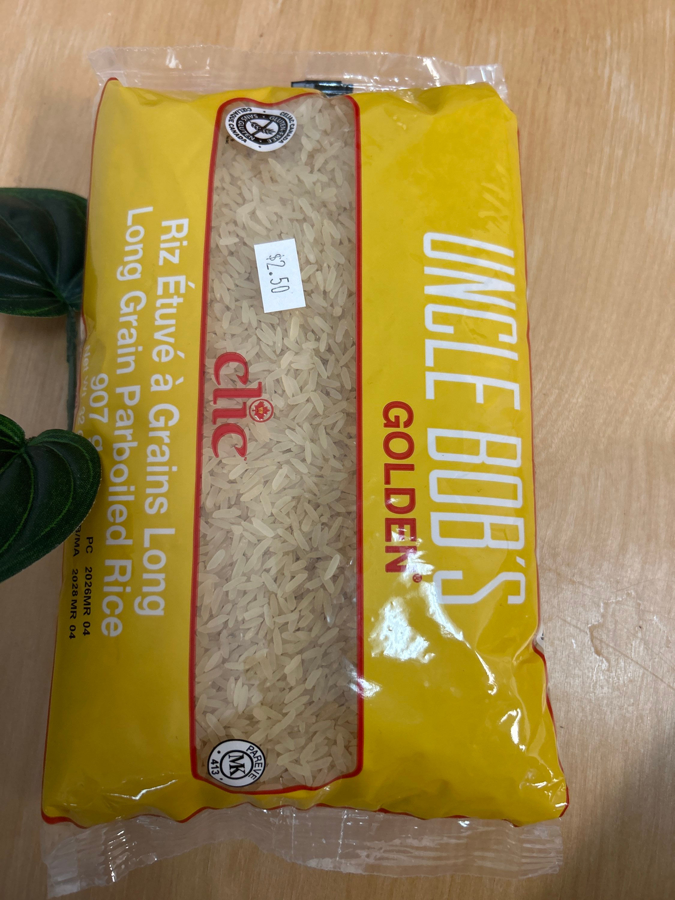 Uncle bob's riz etuve /2lbs