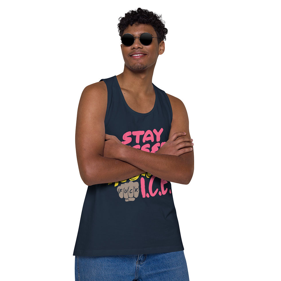 Thumbnail: "Stay Pissed, Resist" Men's Tank — Defend Civil Liberties 