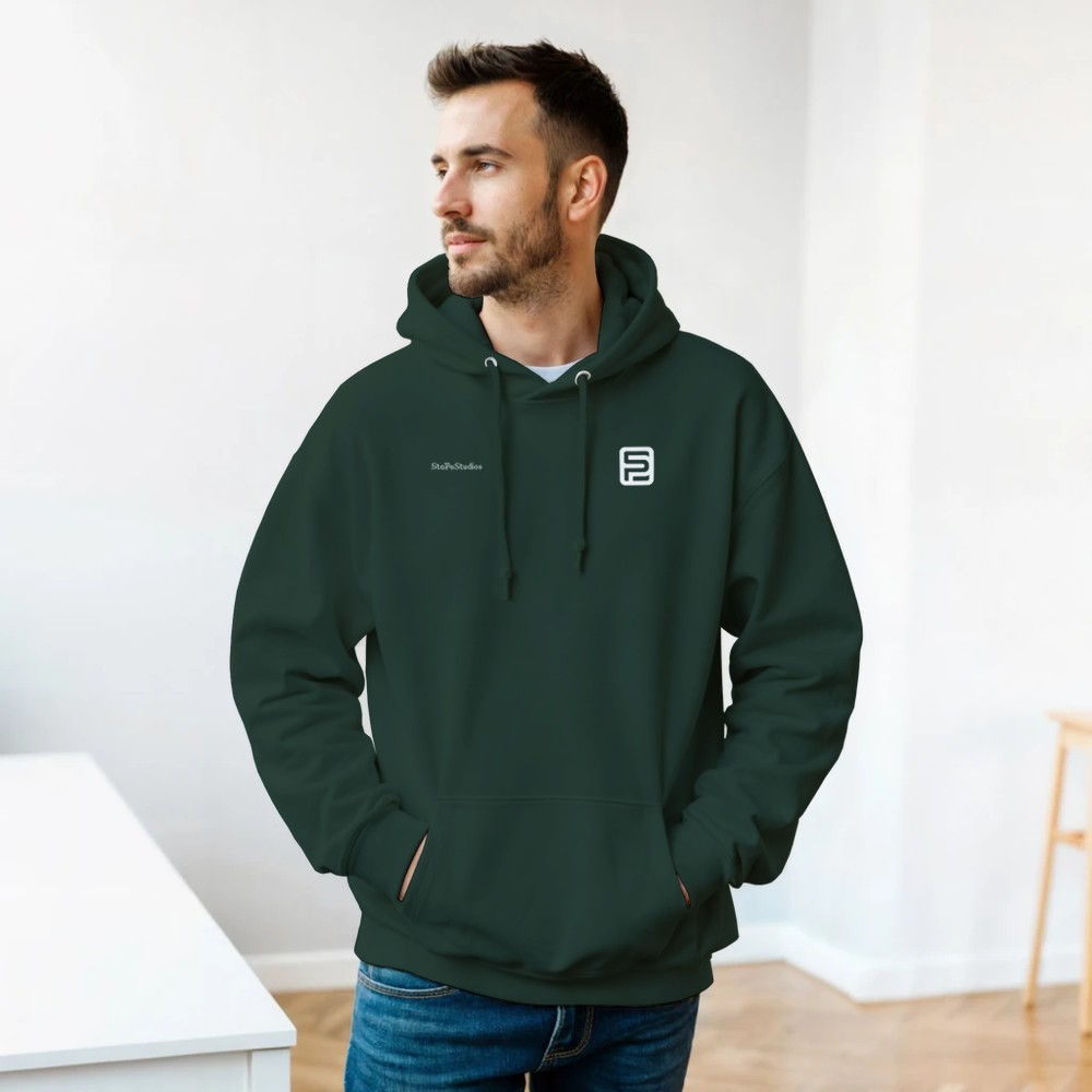 Basic Hoodie - forrest green