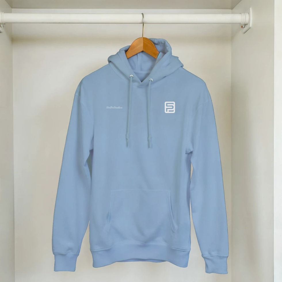 Miniaturbild: Basic Hoodie - light blue