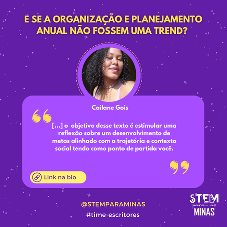 E se a organização e planejamento anual não fossem uma trend?
