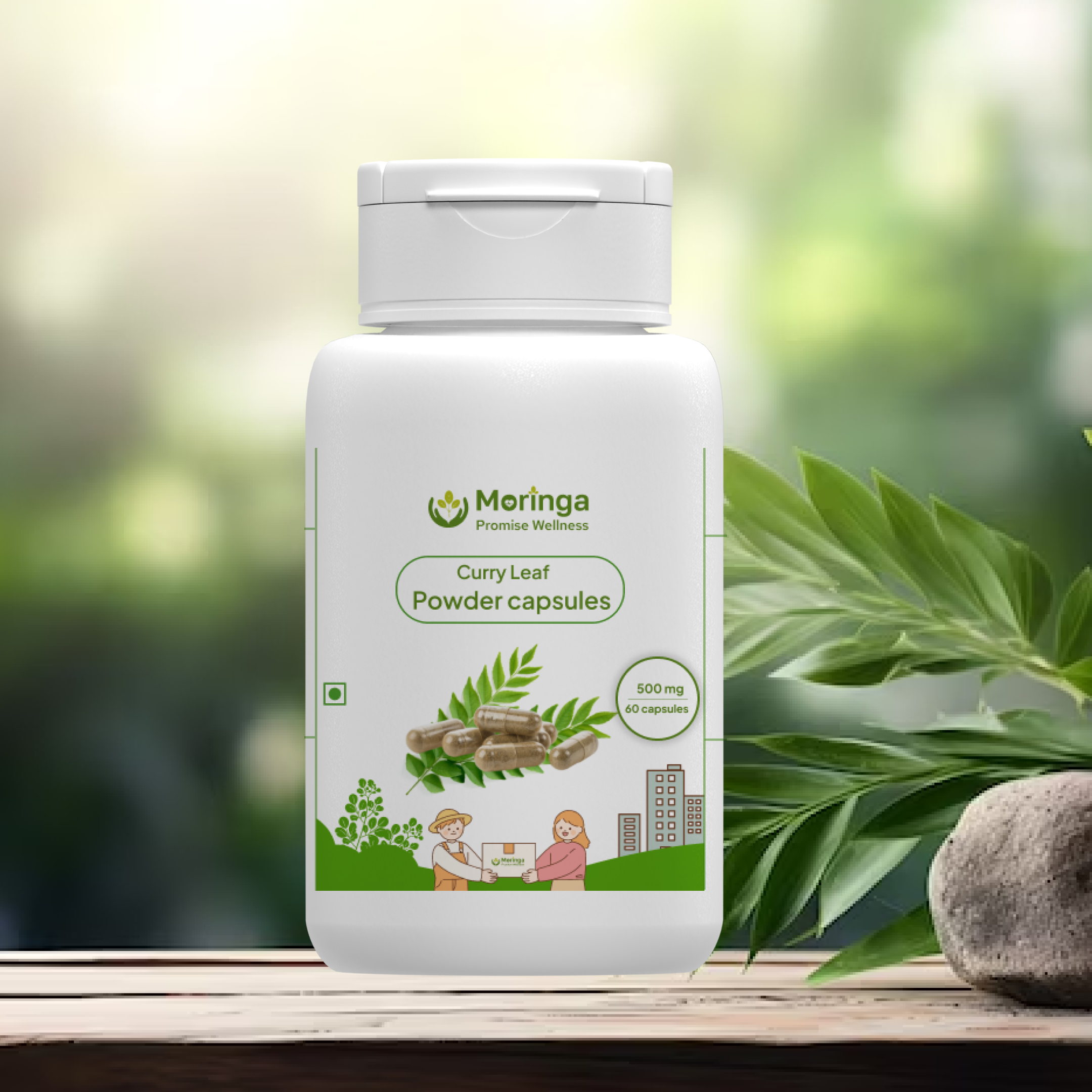 Naturals Pure Curry Leaf Capsules 60 Caps | Treats Hair Fall | Fights Infections