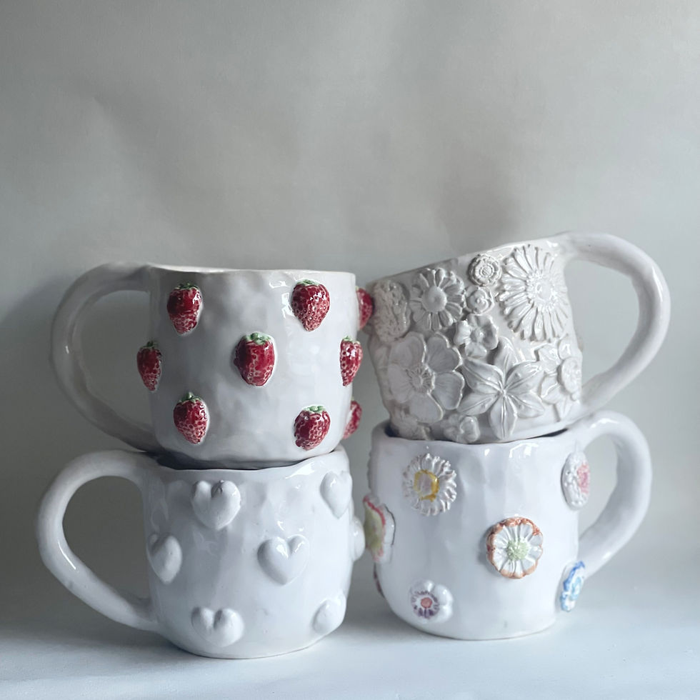 Thumbnail: scattered flower mug