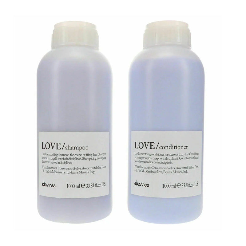 Davines LOVE Smoothing Shampoo & Conditioner Liter Duo