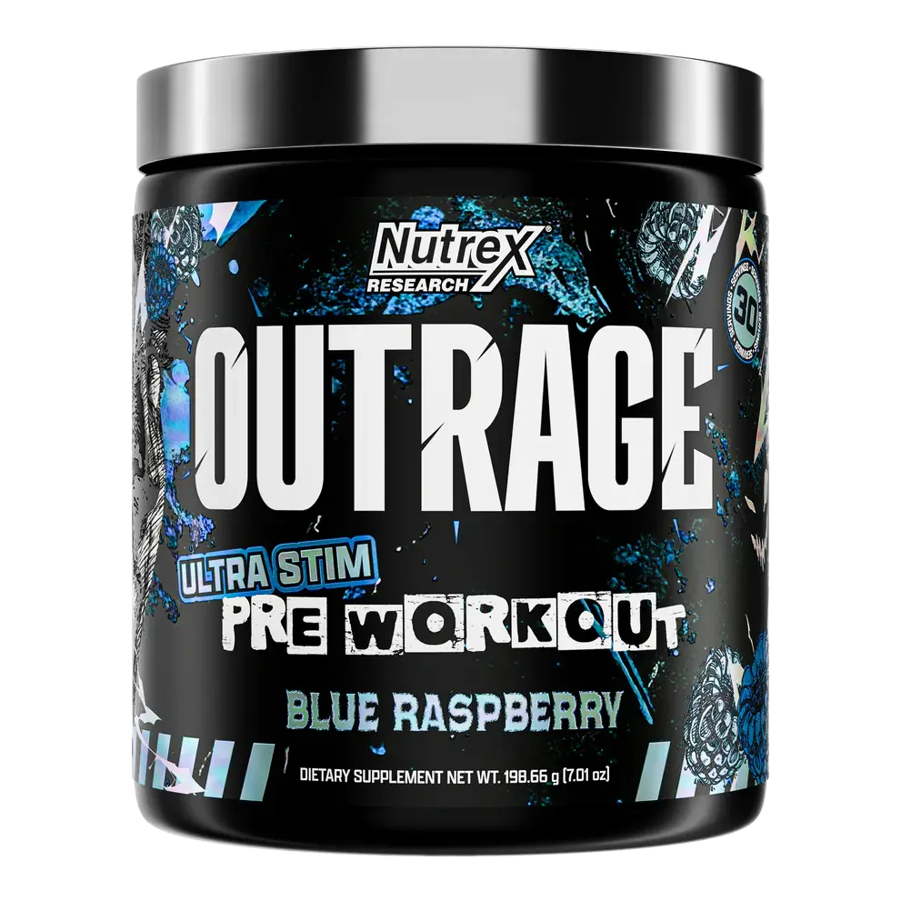 Pre-Entreno Outrage Nutrex, 30 Servicios.