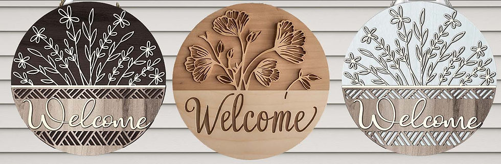 Create a Laser Cut Welcome Sign