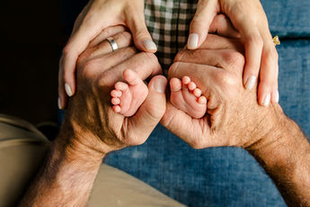 newborn shoot at home