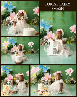 cake smash photo shoot for girls