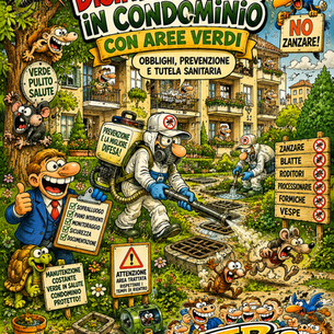 Condomini e aree verdi: come organizzare correttamente disinfestazioni e derattizzazioni