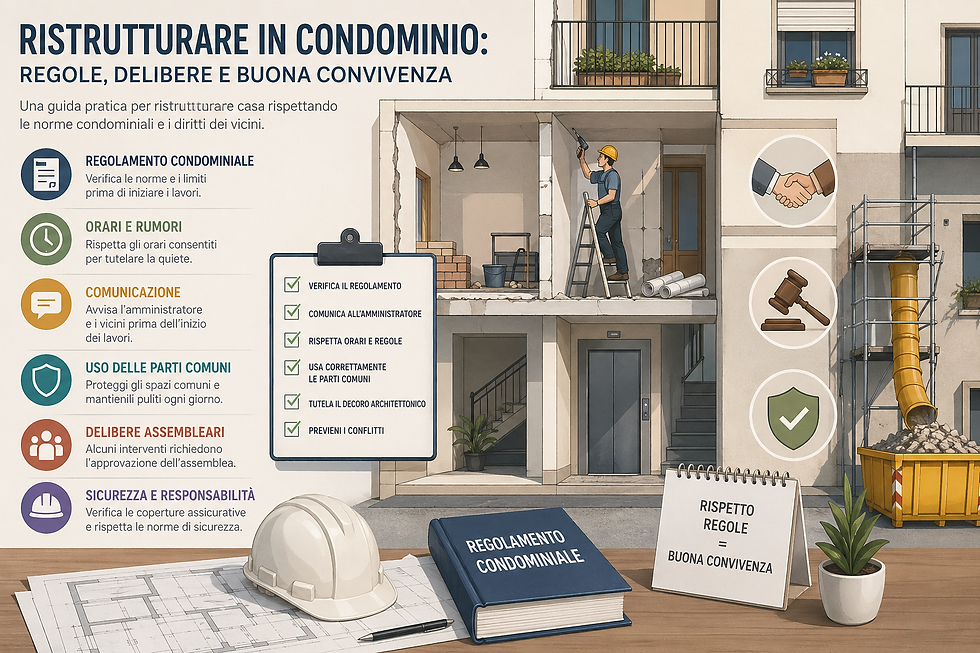 Lavori edilizi in condominio: norme, limiti e gestione delle decisioni