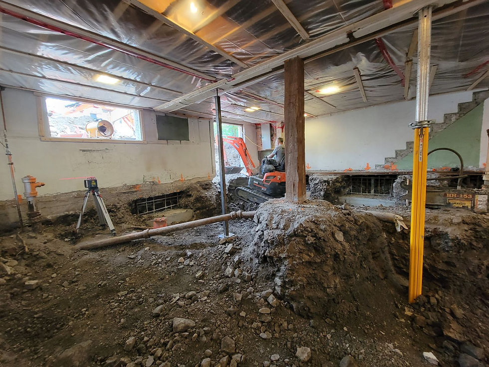 basement excavation
