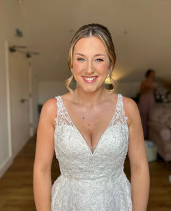 Bride hair and makeup