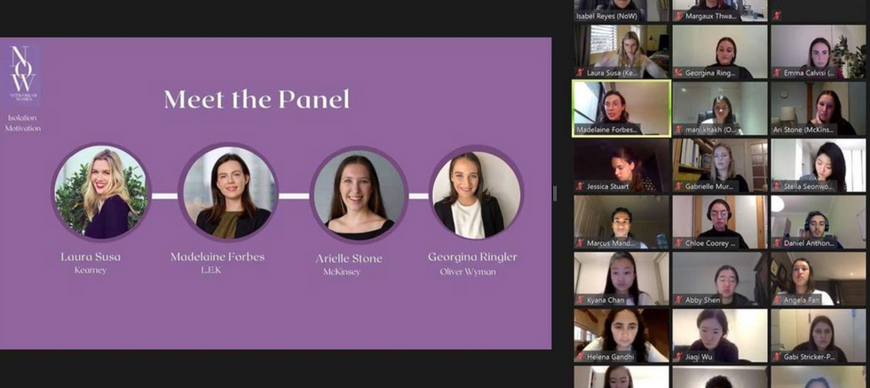 Isolation Motivation: Planning for a Career in Management Consulting (2020)