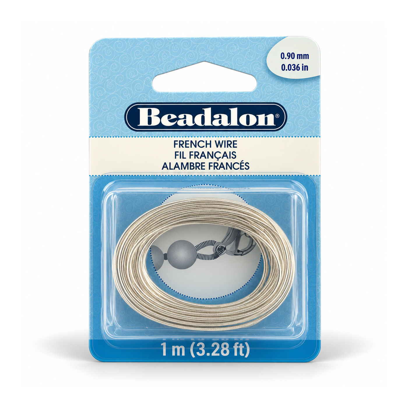 French Wire 0.9mm x 1m (Beadalon)