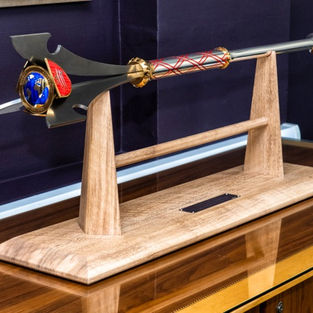 Argentium Silver Mace Presented to Middlesex University
